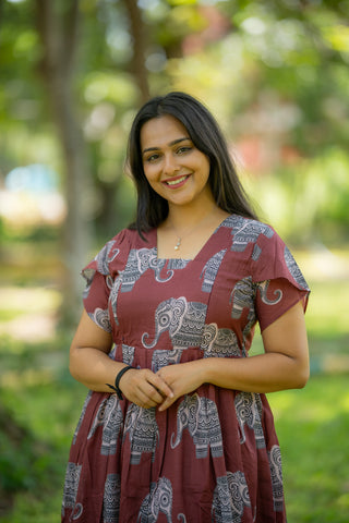 AVANI ELEPHANT | MATERNITY MAXI ANKLE LENGTH