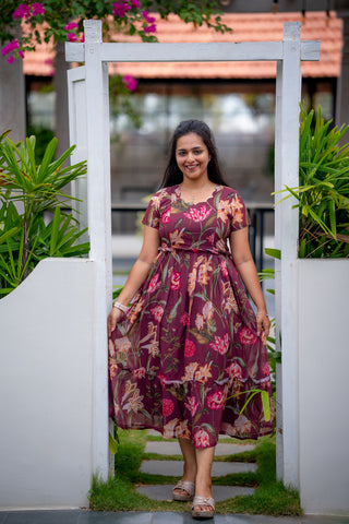 GARDENPARTY | MATERNITY GEORGETTE MAXI ANKLE LENGTH