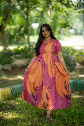 SUNSET TROPICANA | MATERNITY MAXI FULL LENGTH
