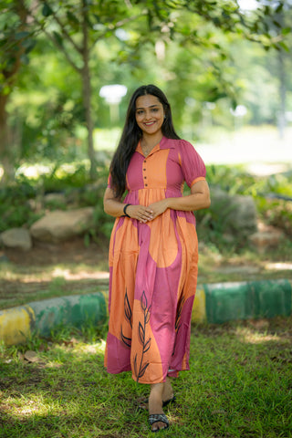 SUNSET TROPICANA | MATERNITY MAXI FULL LENGTH