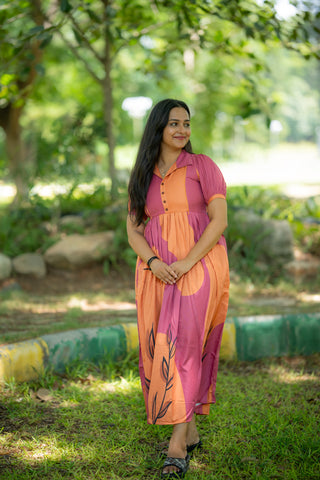 SUNSET TROPICANA | MATERNITY MAXI FULL LENGTH