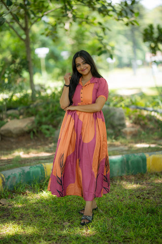 SUNSET TROPICANA | MATERNITY MAXI FULL LENGTH