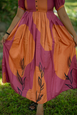 SUNSET TROPICANA | MATERNITY MAXI FULL LENGTH