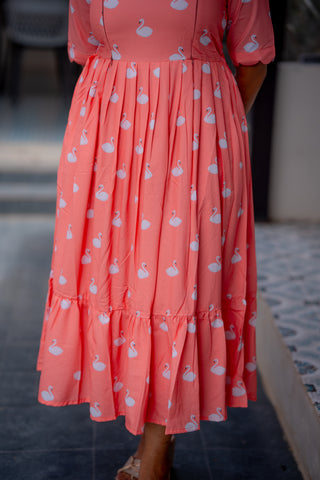 SWANN | MATERNITY GEORGETTE MAXI ANKLE LENGTH
