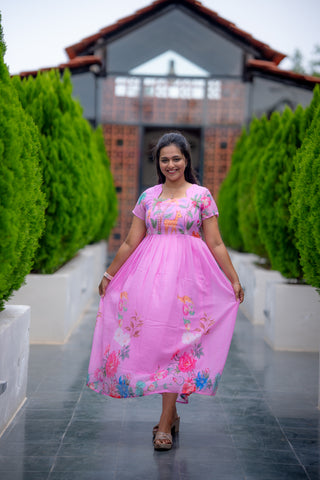 DEER | MATERNITY GEORGETTE MAXI FULL LENGTH