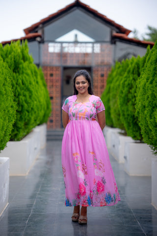 DEER | MATERNITY GEORGETTE MAXI FULL LENGTH