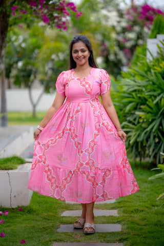 WAVY LEAVES | MATERNITY MAXI ANKLE LENGTH