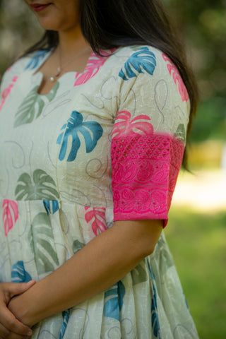 BORDER LEAF | MATERNITY MAXI FULL LENGTH