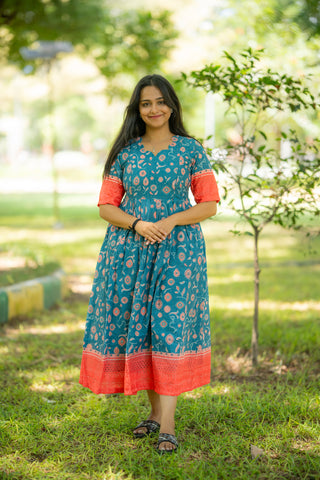 COROMANDEL BLOOM | MATERNITY MAXI ANKLE LENGTH