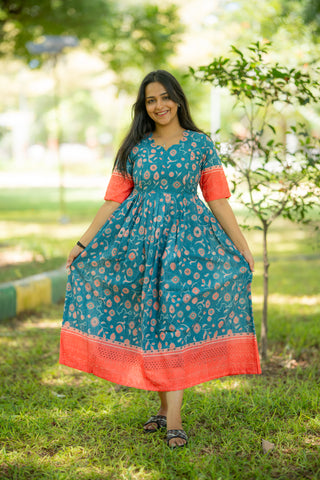 COROMANDEL BLOOM | MATERNITY MAXI ANKLE LENGTH