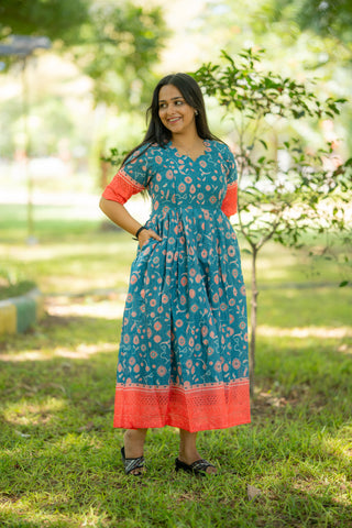 COROMANDEL BLOOM | MATERNITY MAXI ANKLE LENGTH