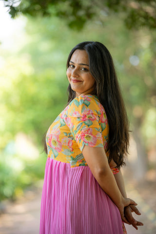 DUAL GARDEN | MATERNITY GEORGETTE MAXI ANKLE LENGTH