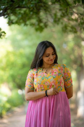 DUAL GARDEN | MATERNITY GEORGETTE MAXI ANKLE LENGTH