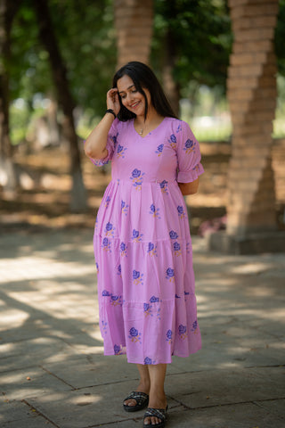 FAIRY TALE FIORA| MATERNITY GEORGETTE MAXI ANKLE LENGTH