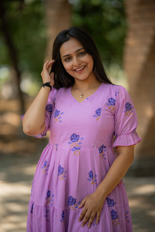FAIRY TALE FIORA| MATERNITY GEORGETTE MAXI ANKLE LENGTH