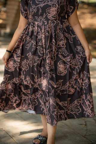 RUSTIC FLOWERS | MATERNITY MAXI ANKLE LENGTH
