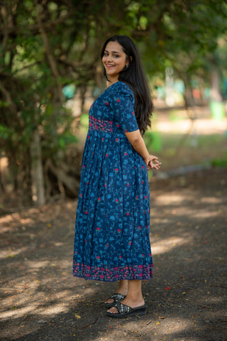 NEELAM FLORAL | MATERNITY COTTON ANKLE LENGTH