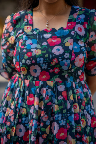 COLOURFUL FLOWERS | MATERNITY MAXI ANKLE LENGTH