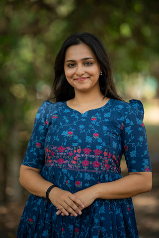 NEELAM FLORAL | MATERNITY COTTON ANKLE LENGTH