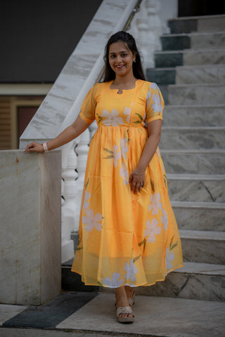 SUNKISSED DAHLIA| MATERNITY MAXI ANKLE LENGTH