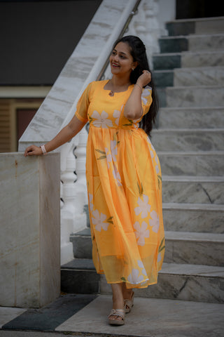 SUNKISSED DAHLIA| MATERNITY MAXI ANKLE LENGTH
