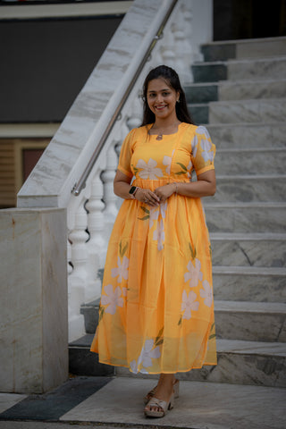 SUNKISSED DAHLIA| MATERNITY MAXI ANKLE LENGTH