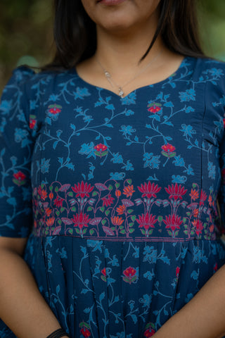 NEELAM FLORAL | MATERNITY COTTON ANKLE LENGTH