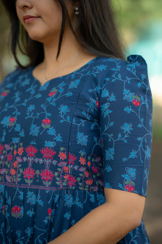 NEELAM FLORAL | MATERNITY COTTON ANKLE LENGTH