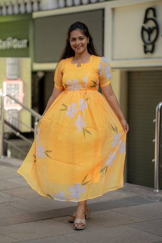SUNKISSED DAHLIA| MATERNITY MAXI ANKLE LENGTH