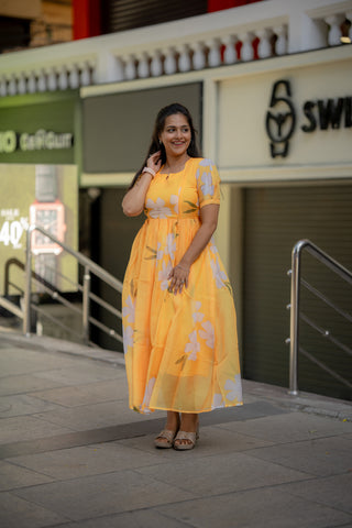 SUNKISSED DAHLIA| MATERNITY MAXI ANKLE LENGTH