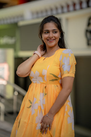 SUNKISSED DAHLIA| MATERNITY MAXI ANKLE LENGTH
