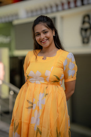 SUNKISSED DAHLIA| MATERNITY MAXI ANKLE LENGTH