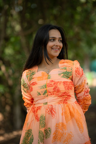 CORAL & SAGE | MATERNITY GEORGETTE MAXI ANKLE LENGTH