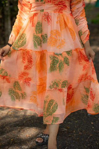 CORAL & SAGE | MATERNITY GEORGETTE MAXI ANKLE LENGTH
