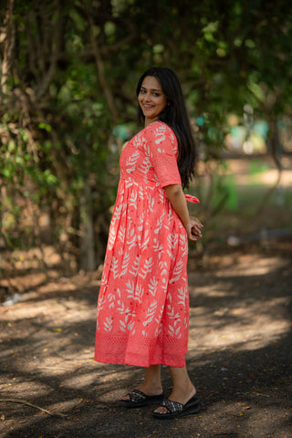CORAL GRACE  | MATERNITY MAXI ANKLE LENGTH