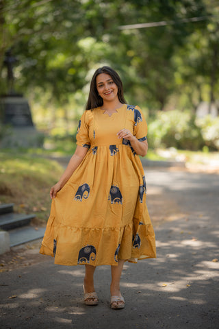 AMBER GANESHA | MATERNITY MAXI ANKLE LENGTH