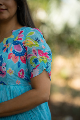 OCEAN DUAL | MATERNITY GEORGETTE MAXI ANKLE LENGTH