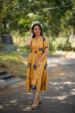 AMBER GANESHA | MATERNITY MAXI ANKLE LENGTH