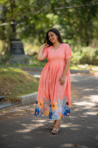 PASTEL HARBOR | MATERNITY MAXI FULL LENGTH