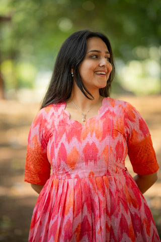 CHEVRON BORDER | MATERNITY MAXI ANKLE LENGTH