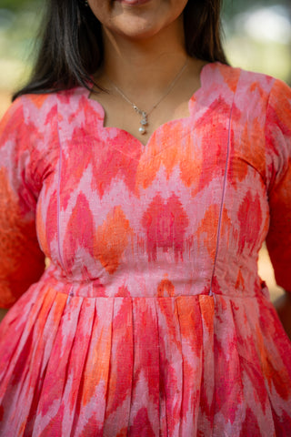 CHEVRON BORDER | MATERNITY MAXI ANKLE LENGTH