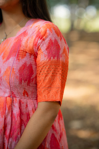 CHEVRON BORDER | MATERNITY MAXI ANKLE LENGTH