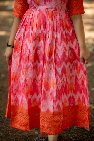 CHEVRON BORDER | MATERNITY MAXI ANKLE LENGTH