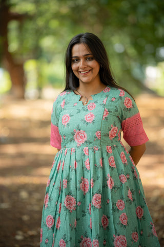 PASTEL ROSE | MATERNITY MAXI ANKLE LENGTH
