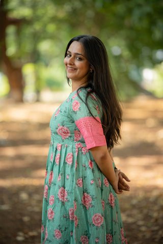 PASTEL ROSE | MATERNITY MAXI ANKLE LENGTH