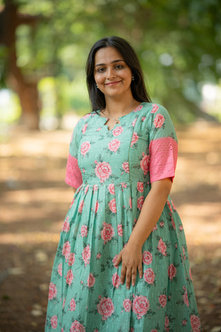PASTEL ROSE | MATERNITY MAXI ANKLE LENGTH