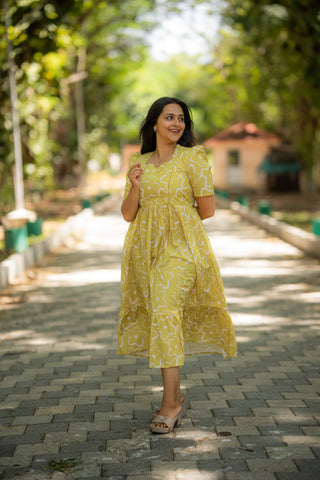 CITRON CANARY | MATERNITY MAXI ANKLE LENGTH