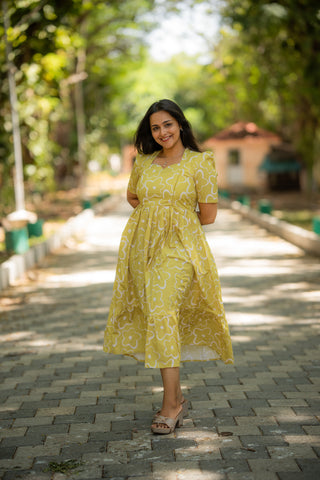CITRON CANARY | MATERNITY MAXI ANKLE LENGTH