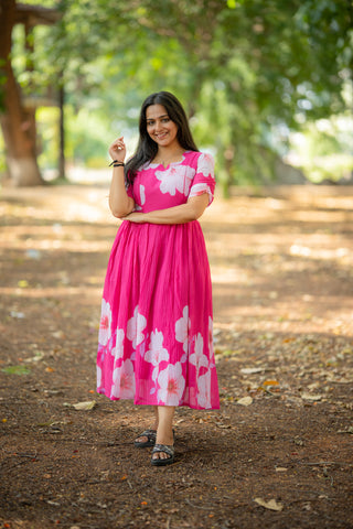 HIBISCUS | MATERNITY GEORGETTE MAXI ANKLE LENGTH
