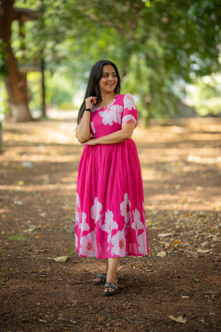 HIBISCUS | MATERNITY GEORGETTE MAXI ANKLE LENGTH